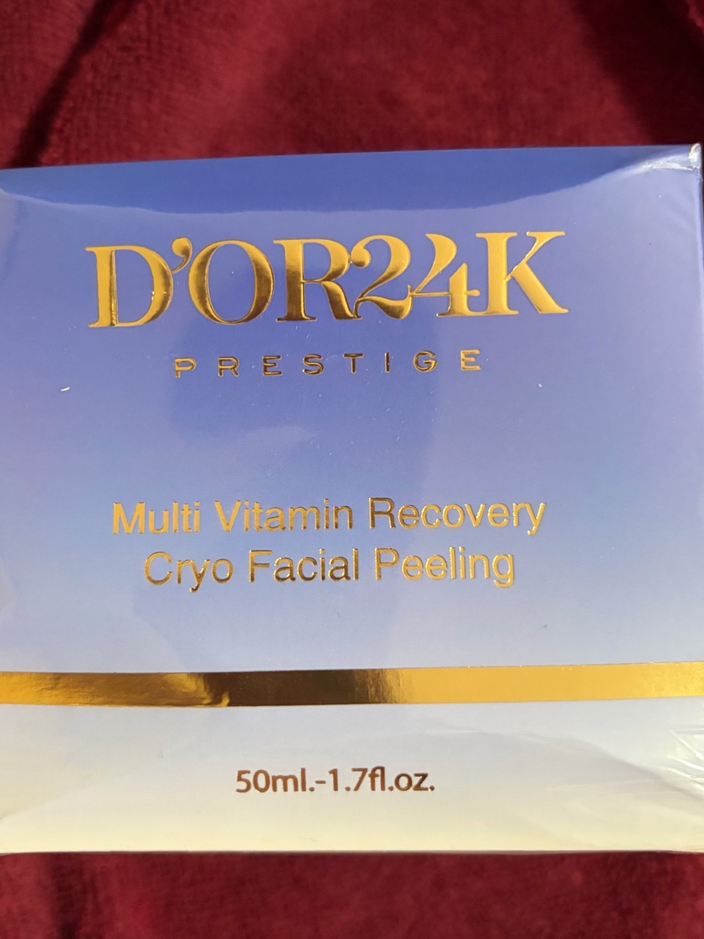 Multi Vitamin Recovery Cryo Facial Peeling - Blue
